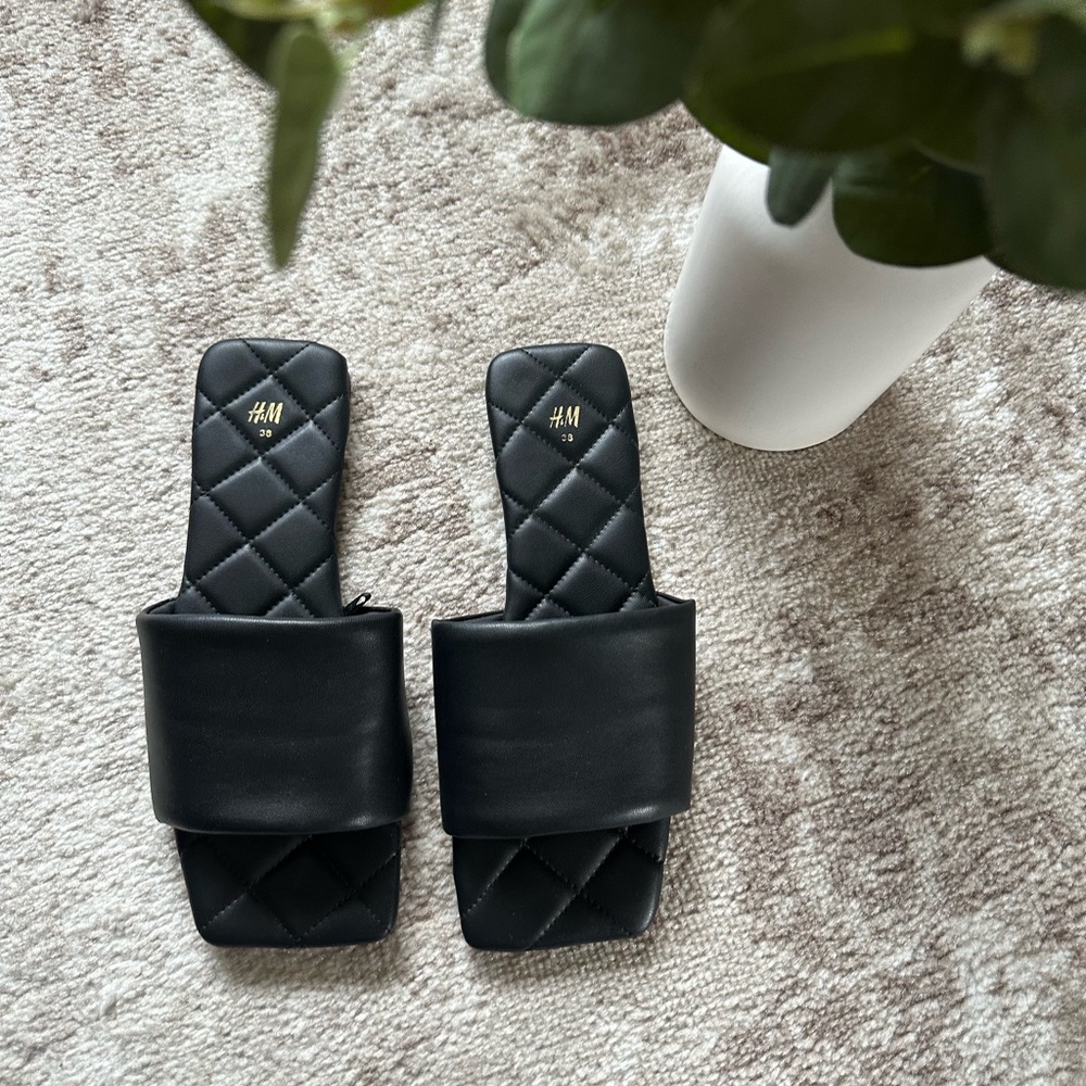 H & M Quilted Sandals